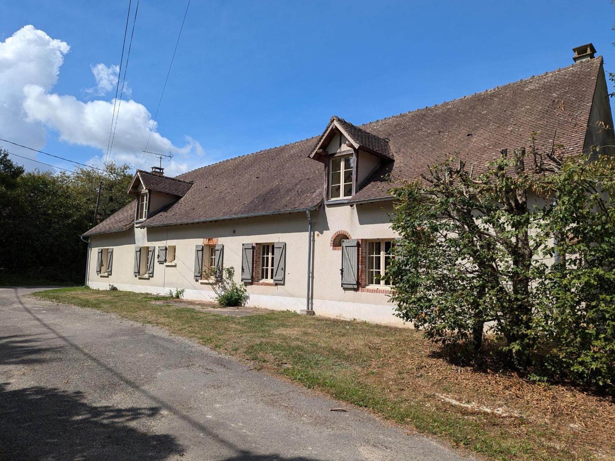Villa Ferme Renovee En Sologne Avec Cheminee, Fibre Et Jardin, Proche De Gien Et Sancerre - Fr-1-590-81 Coullons Exterior foto